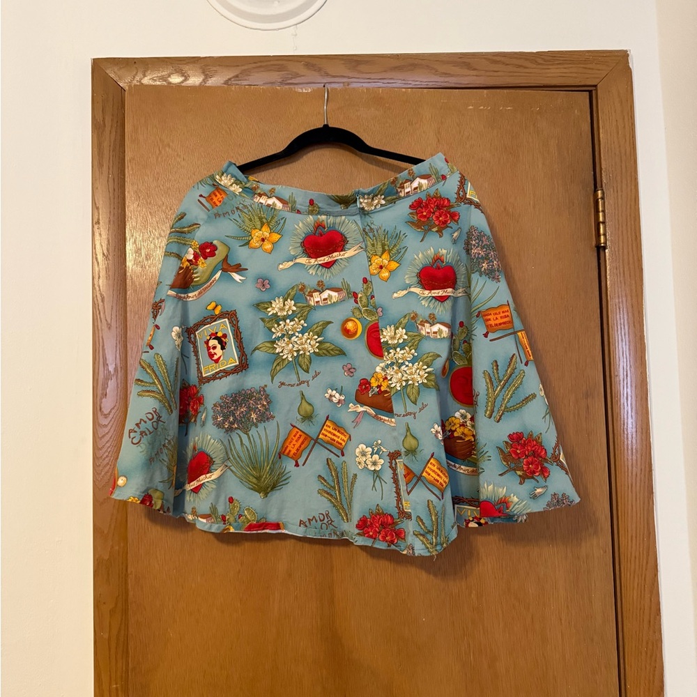 Freida Floral and Fruit Patterned Skirt